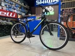 Salcano Excel 26 Jant 21 Vites MTB Dağ Bisikleti Siyah Yeşil V Fren