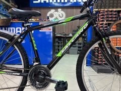 Salcano Excel 26 Jant 21 Vites MTB Dağ Bisikleti Siyah Yeşil V Fren
