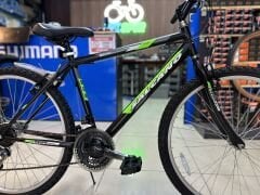 Salcano Excel 26 Jant 21 Vites MTB Dağ Bisikleti Siyah Yeşil V Fren