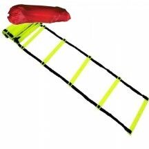 Antrenman Merdiveni 4 Metre Çantalı 10 Çubuklu 50 cm Hız Çeviklik Koordinasyon Antrenman Ekipmanı