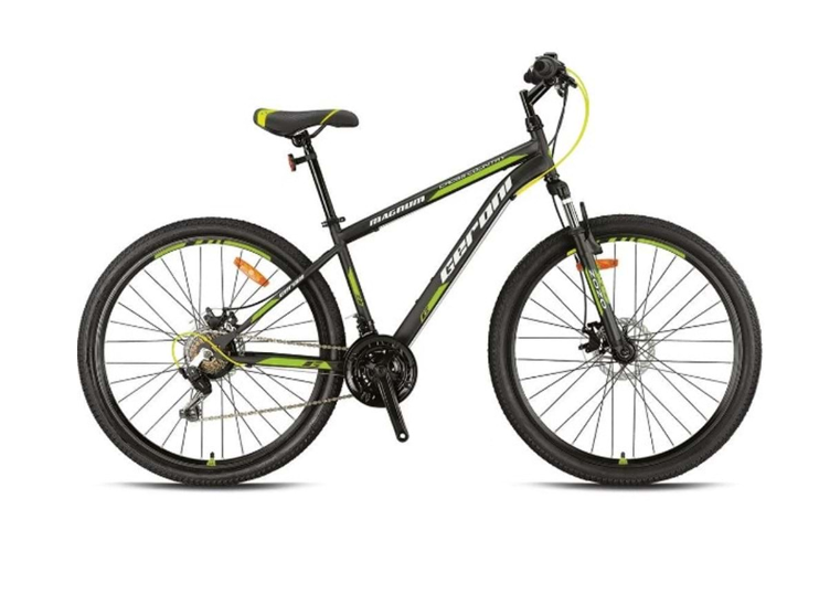 Kron Geroni Magnum 26 Jant K:15 21V Md Mat Siyah Gri Yeşil Dağ Bisikleti