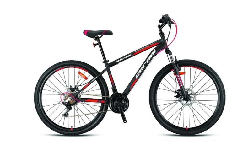 Kron Geroni Magnum 26 Jant K:15 21V Md Mat Siyah Gri Kırmızı Dağ Bisikleti