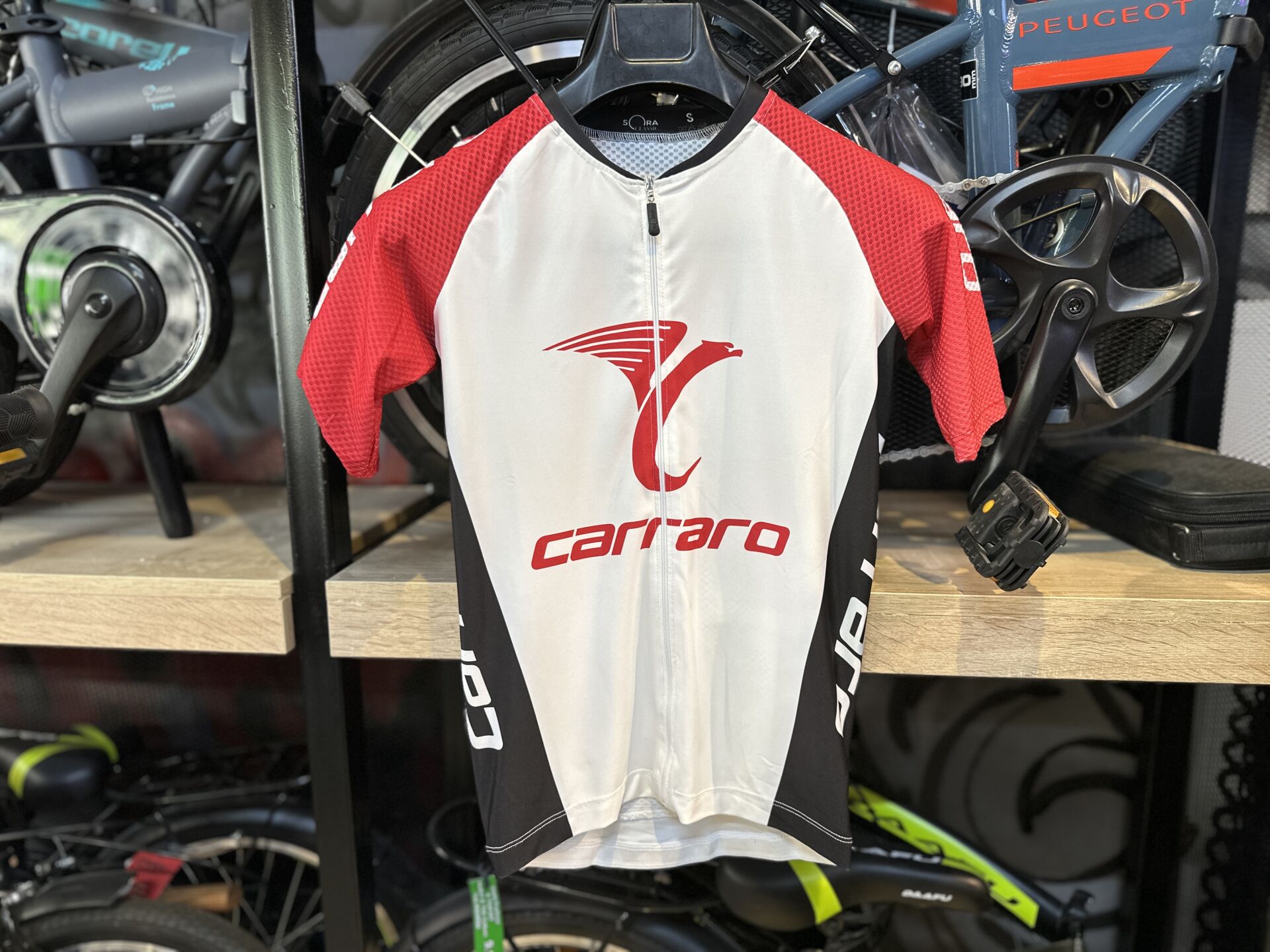 CARRARO SLIMFIT KISA KOL BİSİKLET FORMASI S BEDEN