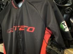 Carraro Force Forma Siyah-Kırmızı Bisiklet Forması