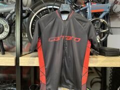 Carraro Force Forma Siyah-Kırmızı Bisiklet Forması