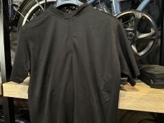 Impact Bisiklet Forma Tişört Reflektörlü | Nefes Alır, Kaymaz Bantlı, Arka Cepli Siyah