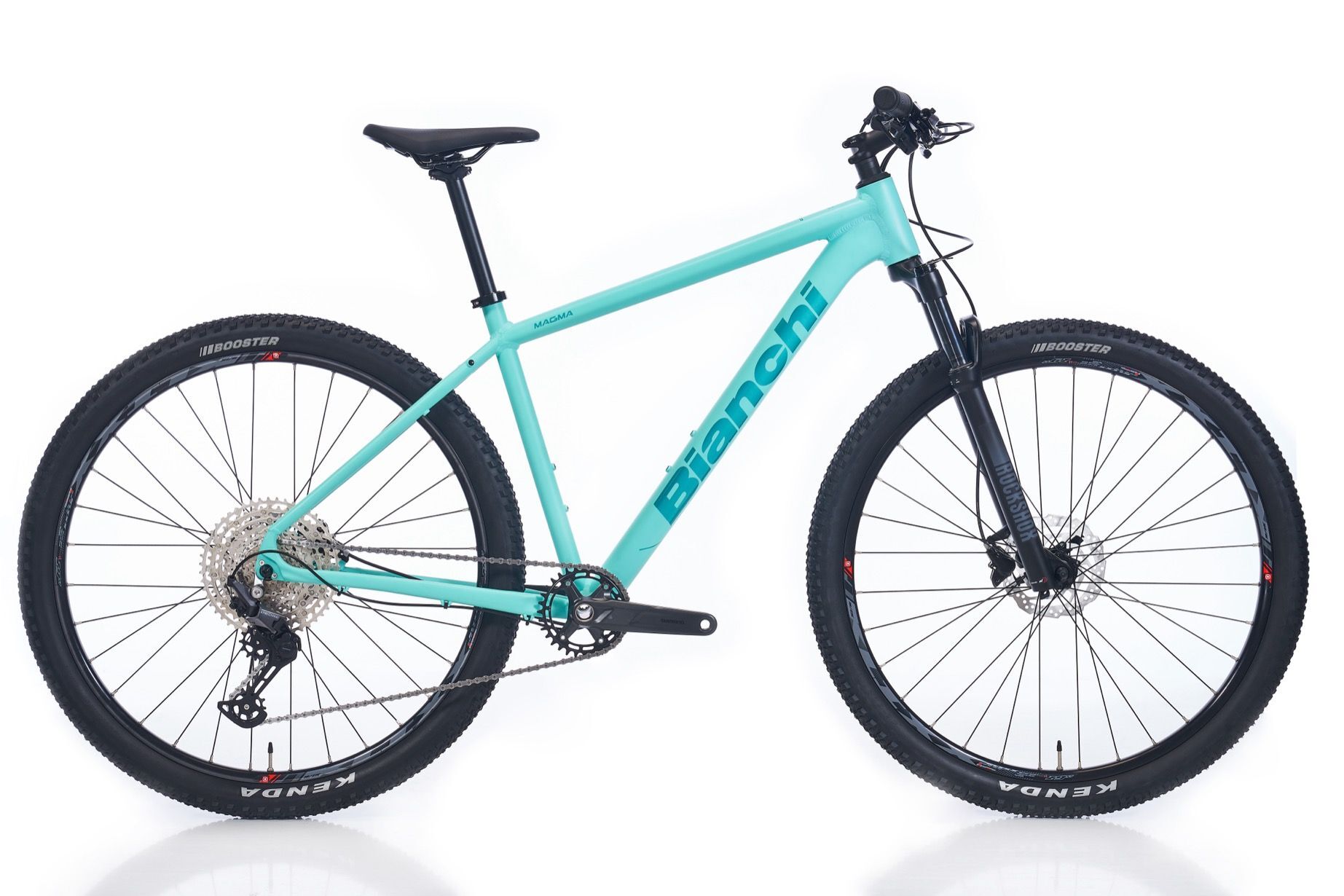 BIANCHI MAGMA COMP 9.S DEORE 530H ROCK SHOX JUDY - MAT CELESTE / PARLAK METALİZE CELESTE