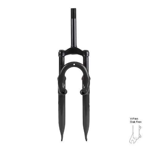 29 Jant Amortisörlü Maşa Siyah VB-DB 25.4mm Çelik MTB Bisiklet Maşası