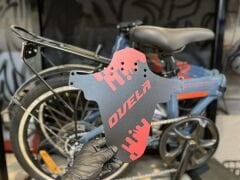 Ovela Bisiklet Çamurluk Kırmızı Siyah