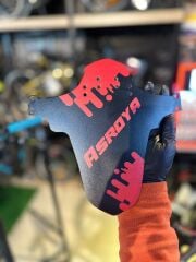 ASROYA Bisiklet Çamurluk Kırmızı Siyah