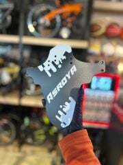 ASROYA Bisiklet Çamurluk Siyah Beyaz