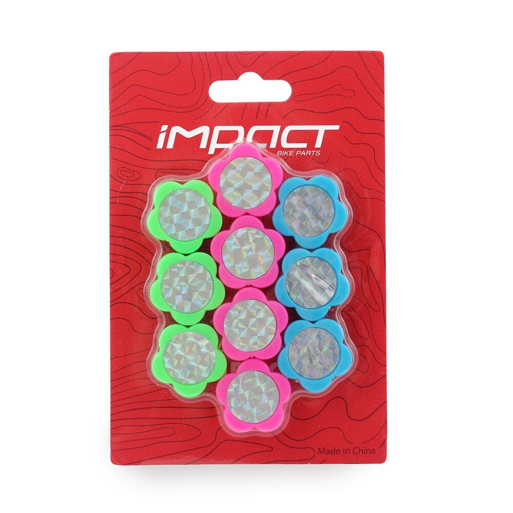 Jant Reflektörü Seti - Renkli, ÇİÇEK, 10lu Paket Reflektör